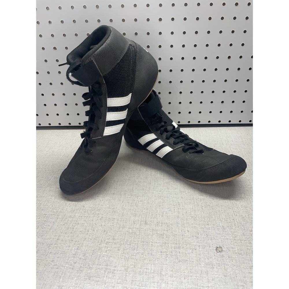 Adidas - Havoc 2.0 - Men's Wrestling Shoe, Size 8.5 - Black/White (AQ3325)